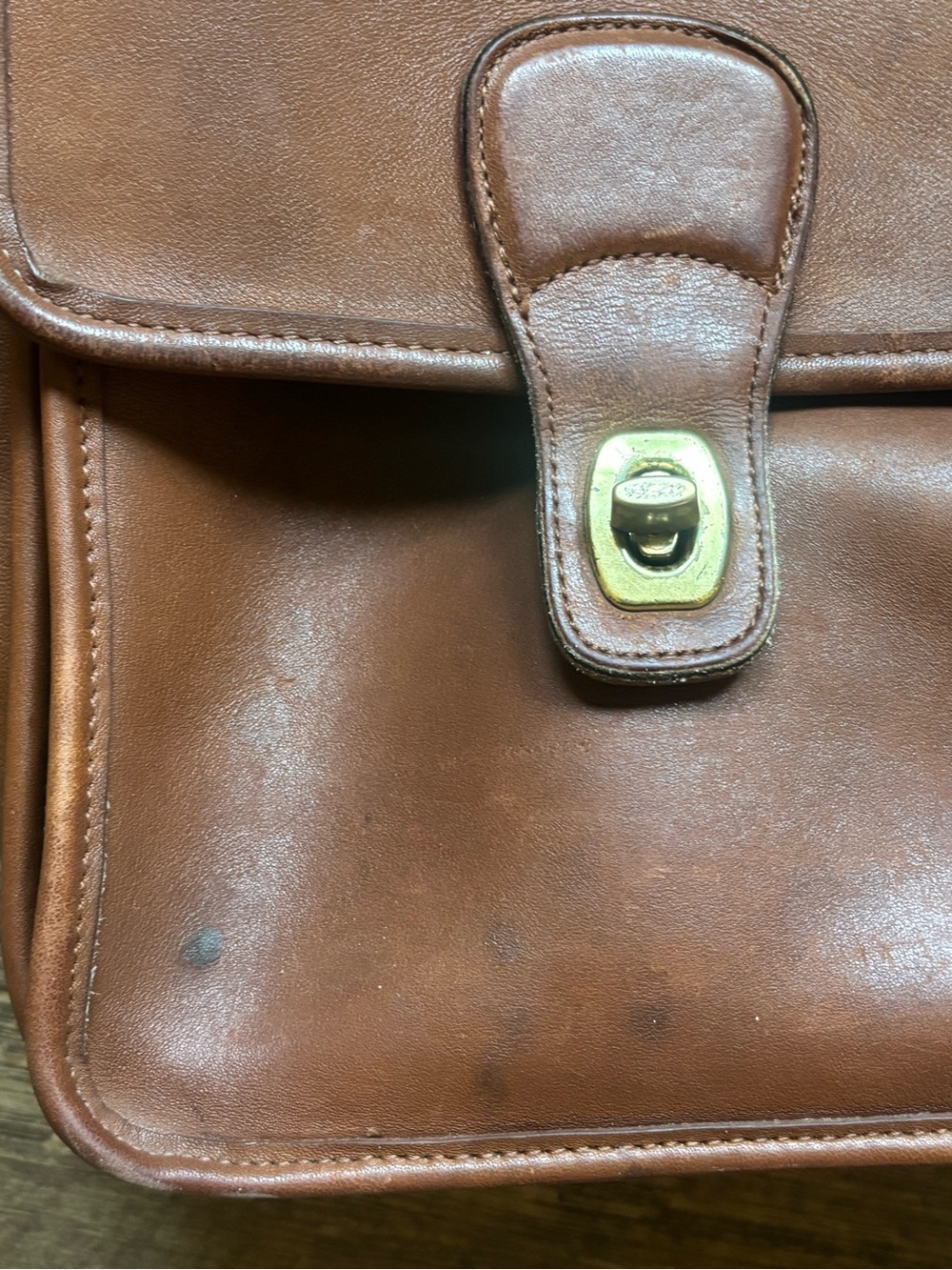 Coach LARGE Vintage 5279 Brown Kensington Leather Briefcase/Laptop Bag - Picture 14 of 16